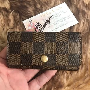 Damier Ebene 4 Key Holder